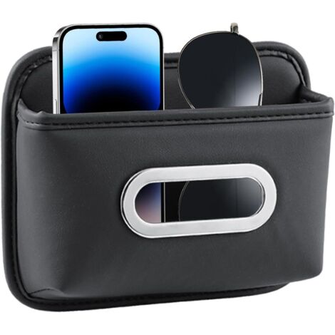 Leder-Taschentuchbox fürs Auto, automatischer Spender für die Sonnenblende.