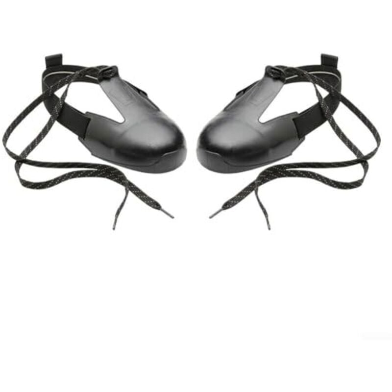 Image of Leder-Überschuhe mit Stahlkappe, rutschfeste Sicherheitsschuhe mit Zehenschutz