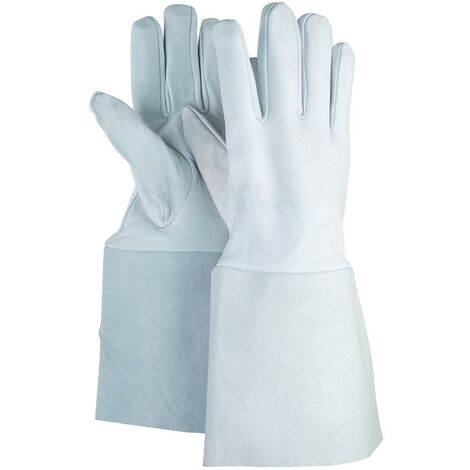 Lederhandschuh BIHAR, 5-finger, 35cm, Gr.10