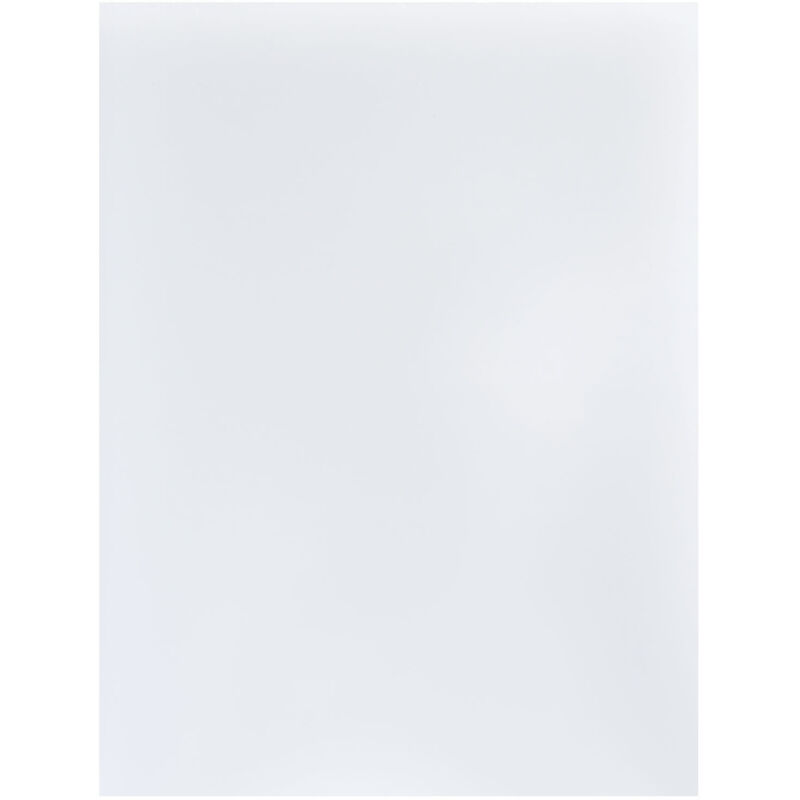 Image of Lederlochhammer - Schneide- und Stempelbrett aus weißem Kunststoff (200x100x8mm)