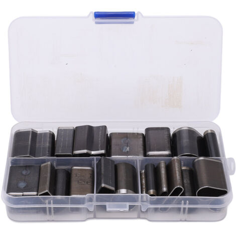 Lederlochstanzen-Set, 24 Formen und Ausführungen, präzises Schneiden und oxidationsbeständig, ideal für Heimwerker- und Bastelprojekte.