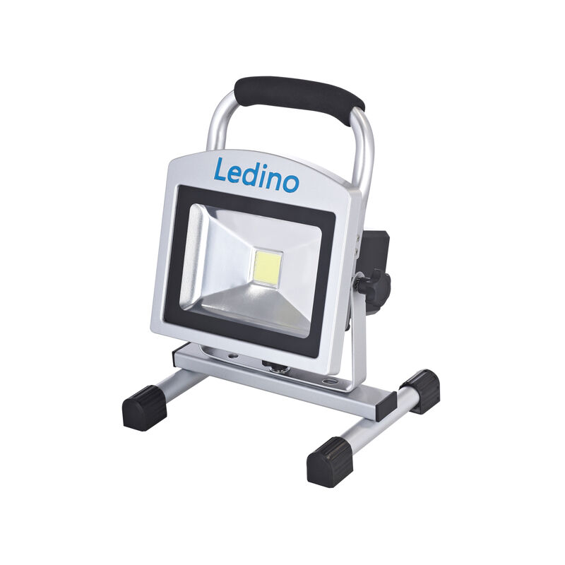 Akku LED Strahler Köpenick 210 20 Watt inkl.Ladeger.230V u.12-24V m. MF - Ledino