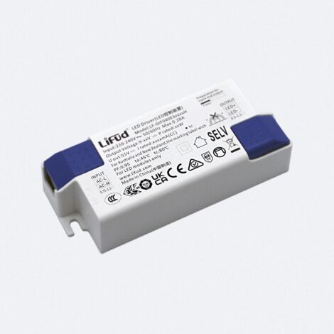 Ledkia – Driver LED LIFUD 220-240V – Sortie 9-42V 900mA – Éclairage constant sans scintillement – Très haute efficacité énergétique - LF-GIF040ES900H