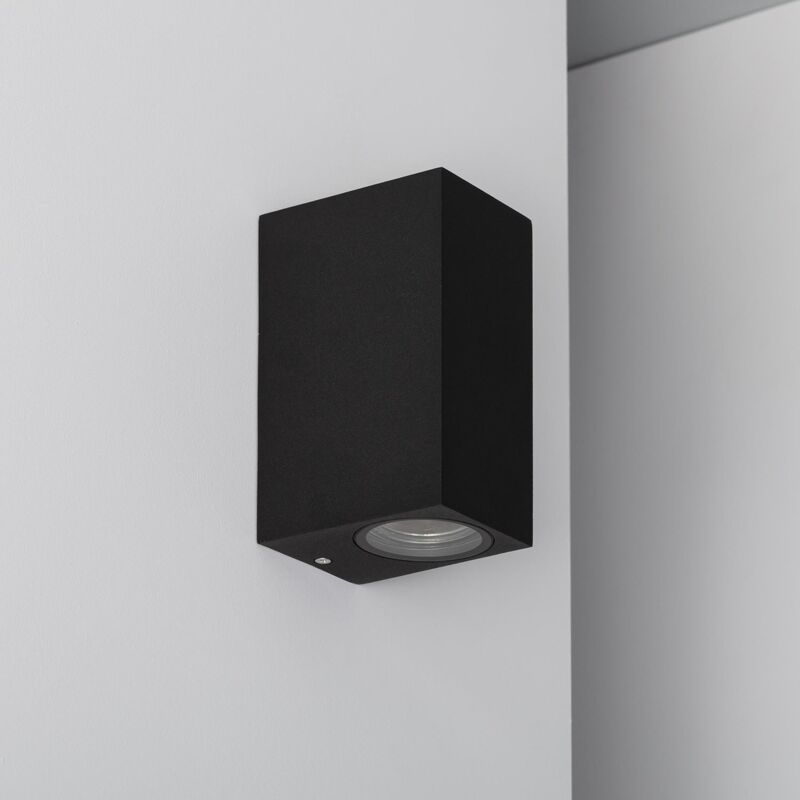 

Aplique Miseno Negro Iluminación Doble Cara ILUZZIA