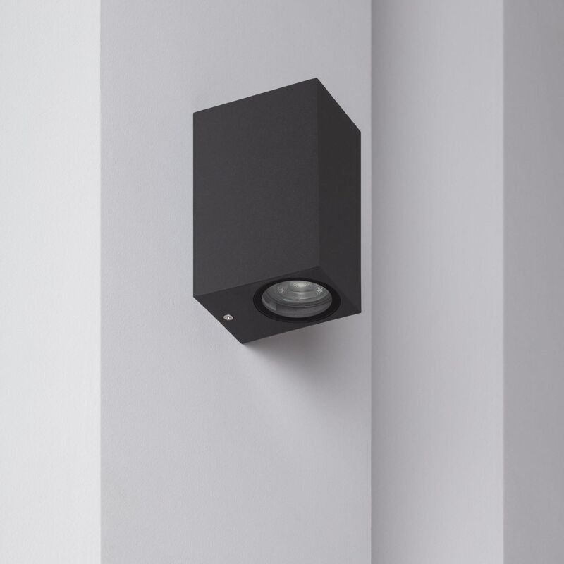 

Aplique Miseno Gris Oscuro Iluminación Doble Cara - Iluzzia
