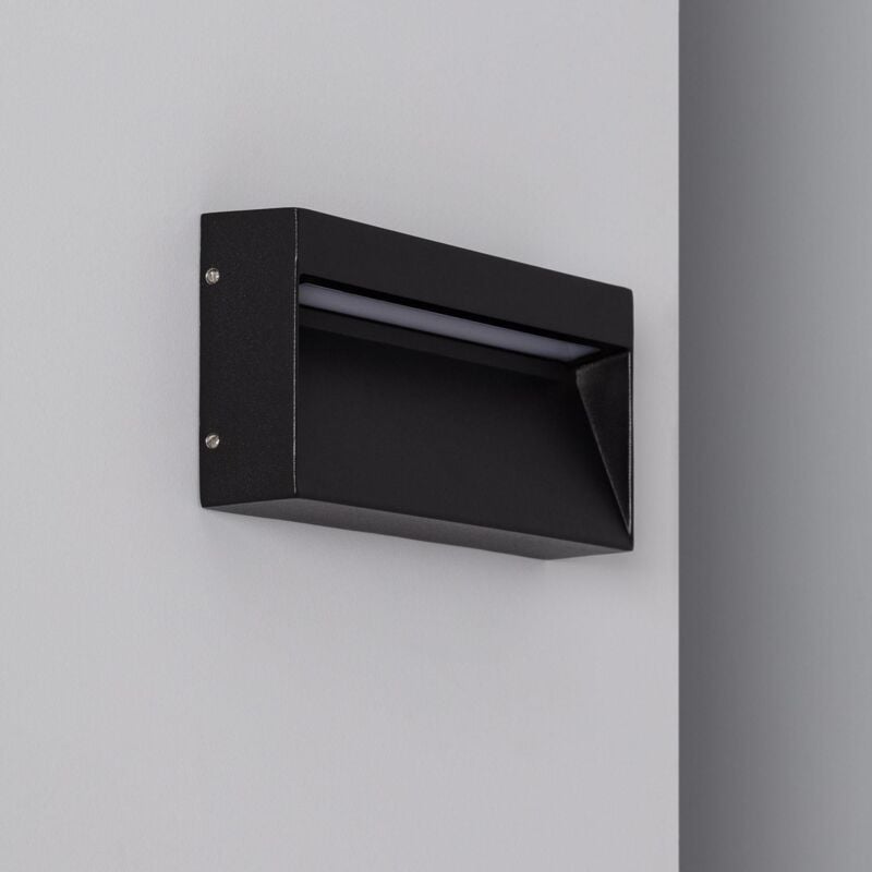 

Baliza LED de Superficie Columbia 6W Negro Blanco Frío 6000K . - Blanco Frío 6000K - Iluzzia