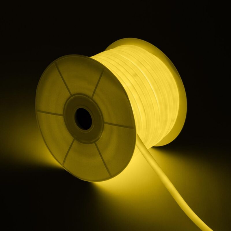 

Bobina Neón LED Flexible Circular 360 120LED/m 50m Amarillo IP67 Amarillo. - Amarillo