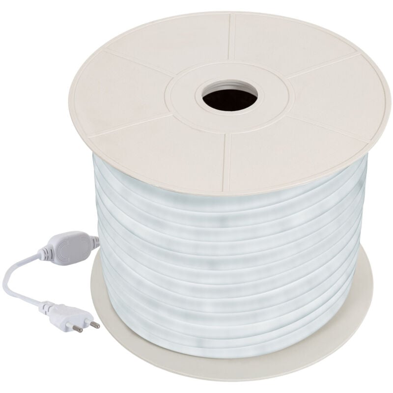

Bobina Neón LED Flexible Circular 360 120LED/m 50m Blanco Frío IP67 Blanco Frío - Blanco Frío