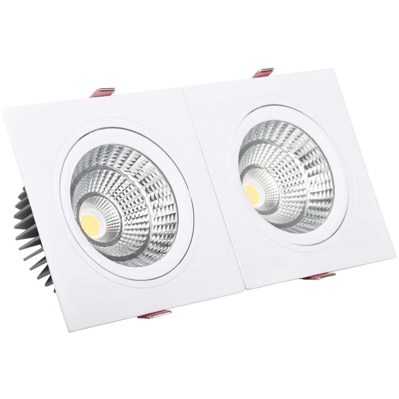 

Foco Downlight LED 30W Rectangular Doble New Madison Corte 260x120 mm Blanco Neutro 4000K - 4500K - Blanco Neutro 4000K - 4500K