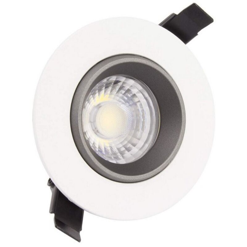

Foco Downlight LED 7W COB Direccionable 360° Circular Design Corte Ø 70 mm Blanco Cálido 3000K . - Blanco Cálido 3000K