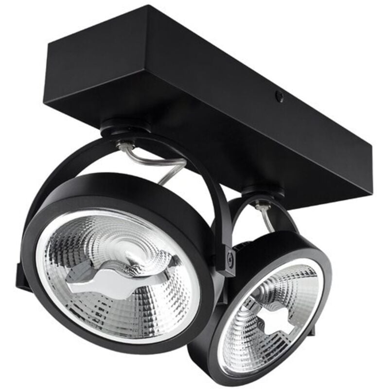 

Efectoled - Foco LED CREE de Superficie Direccionable AR111 Negro 30W Regulable Blanco Cálido 3000K . - Blanco Cálido 3000K