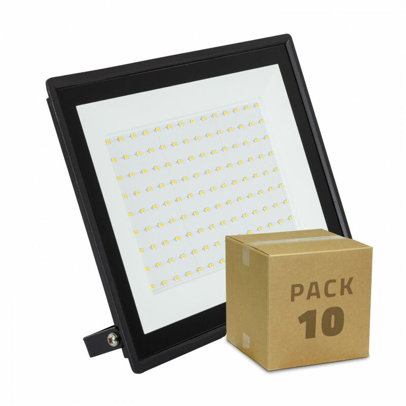 

Ledkia - Pack Foco Proyector LED 100W Solid IP65 (10 un) Blanco Frío 6000K . - Blanco Frío 6000K