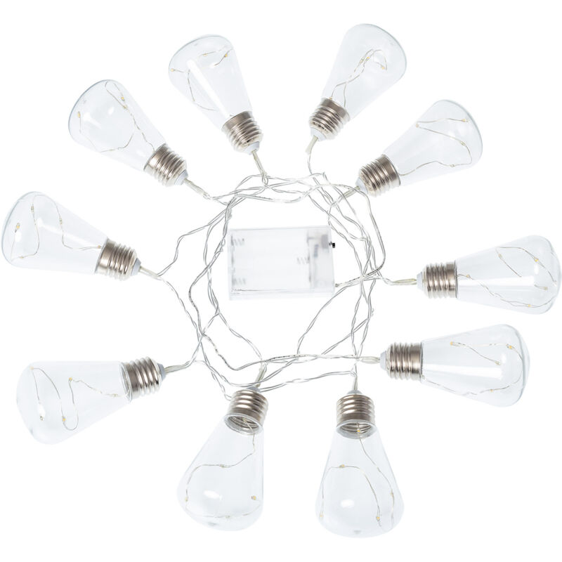 

Guirnalda de Bombillas LED Edison 2m Blanco Cálido 2700K - 3000K - Blanco Cálido 2700K - 3000K