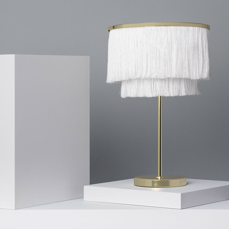 

Lámpara de Mesa Diyara Blanco - Blanco