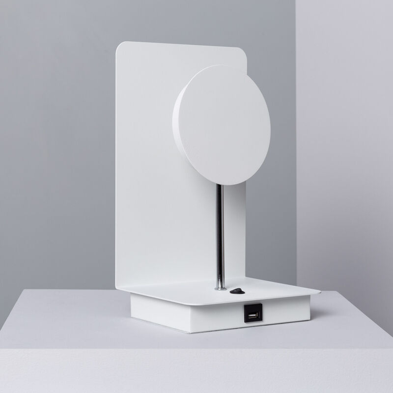 

Lámpara de Mesa Sombong con Interruptor Blanco - Blanco
