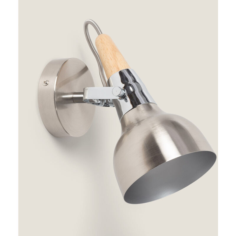 

Efectoled - Lámpara Orientable de Metal Emer 1 Foco Plata Plata - Plata