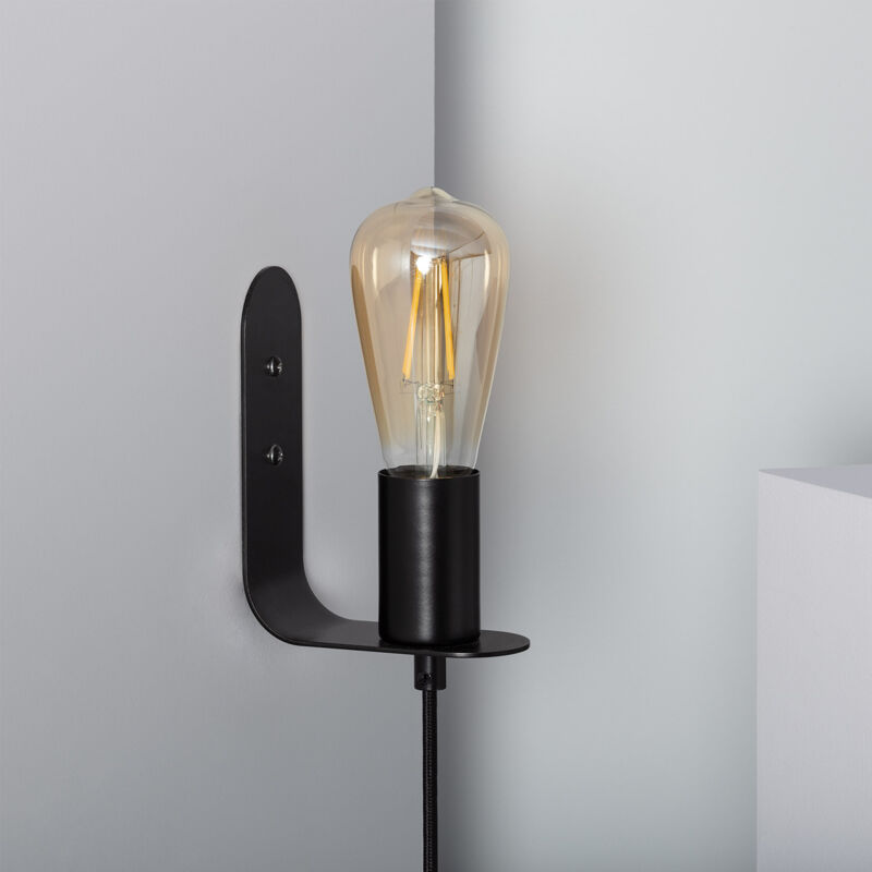 

Lámpara de Pared Utala Negro - Negro