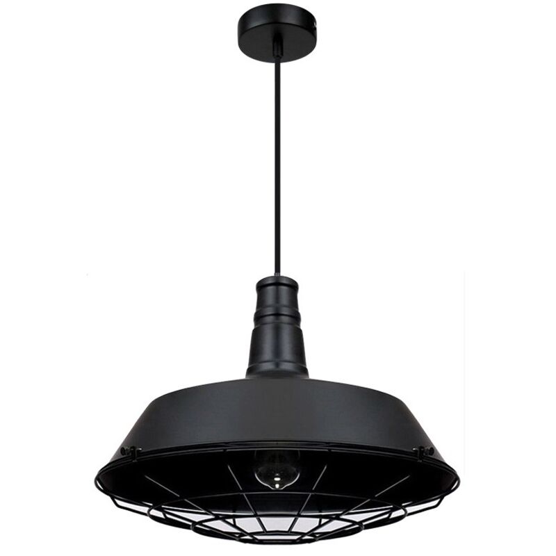 

Lámpara Colgante de Metal Jagger Negro - Negro