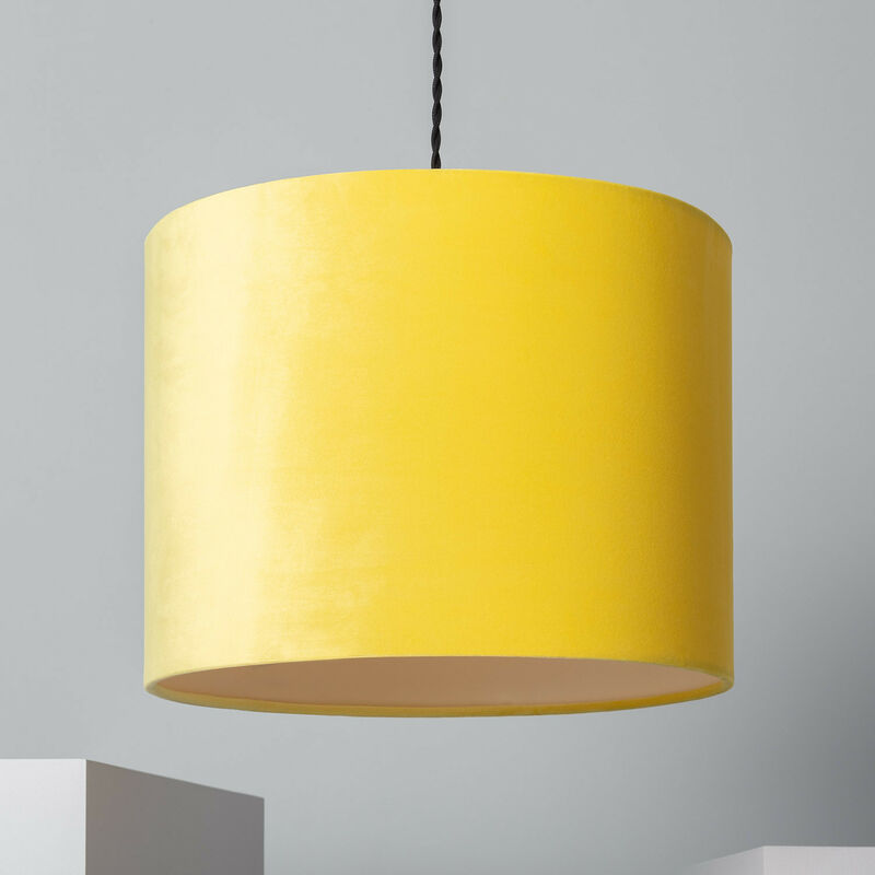 

Lámpara Colgante de Terciopelo Pamba Amarillo - Amarillo