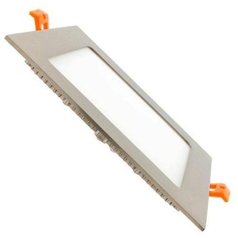 

Placa LED 6W Cuadrada SuperSlim Silver Corte 105x105 mm Blanco Neutro 4000K - 4500K - Blanco Neutro 4000K - 4500K