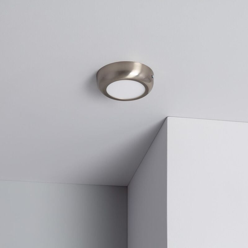 

Plafón LED 6W Circular de Metal Ø120 mm Design Silver Blanco Neutro 4000K - 4500K - Blanco Neutro 4000K - 4500K