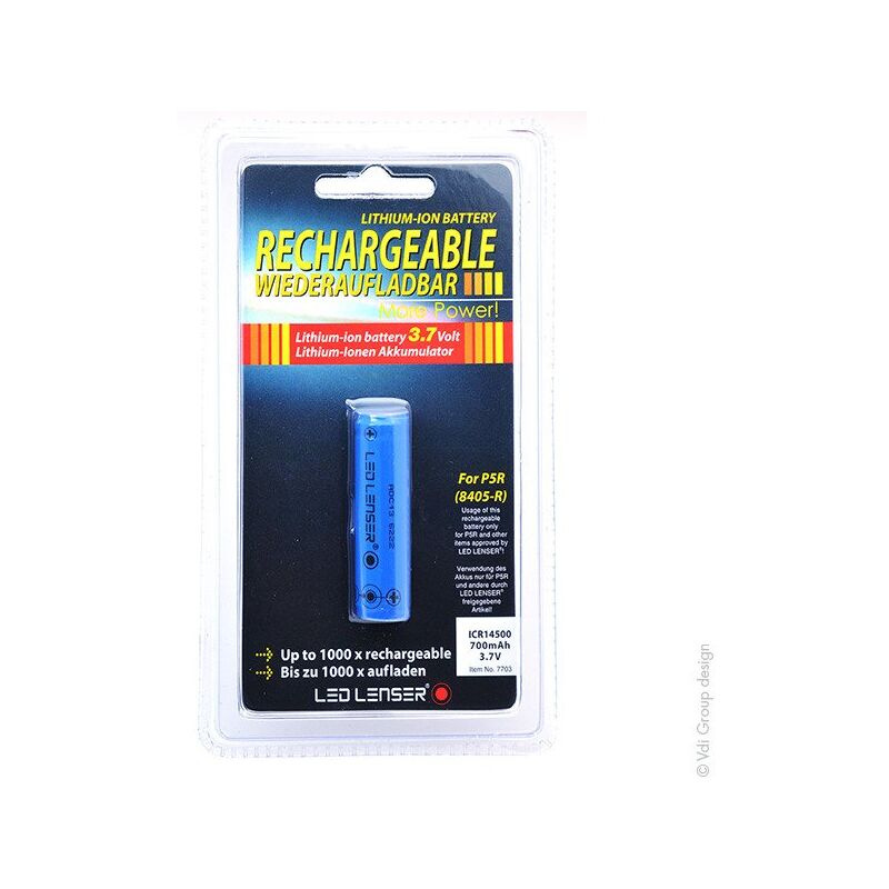 

Ledlenser - Batería para LEDLENSER P5R 700mAh