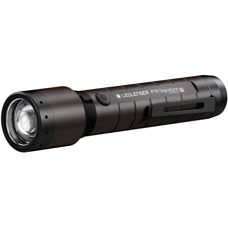 Ledlenser P7R Signature Lampe de poche rechargeable haut de gamme, focus , lumière rouge