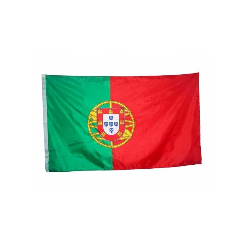 Image of Bandiera Portoghese Portogallo 145X90cm In Tessuto Poliestere Con Passante Per L'Asta