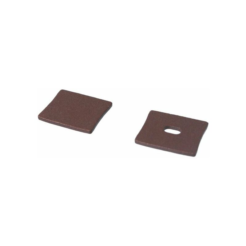 Image of Kit Terminali Tapi di Chiusura In Metallo Con e Senza Foro Colore Corten Per Profilato Alluminio Alto BAZ1715
