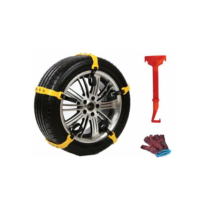 Carall - 6 Catene da Neve Fasce Anti Slittamento