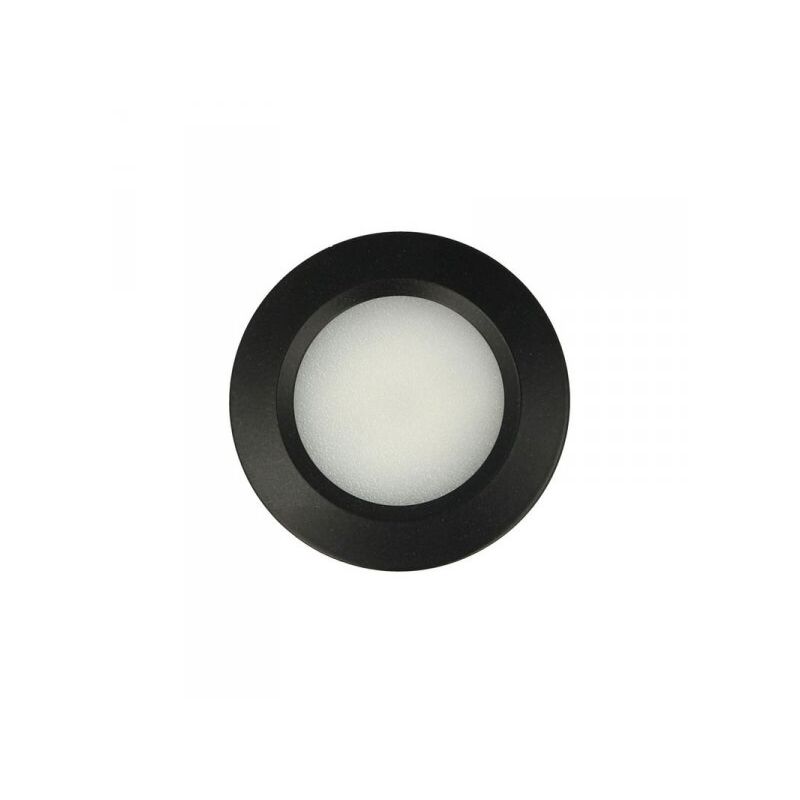 Image of Ledlux - Mini Faretto Led Da Incasso Carcassa Nera Rotondo 3W ac/dc 12V dc 24V Bianco Freddo Foro 50mm