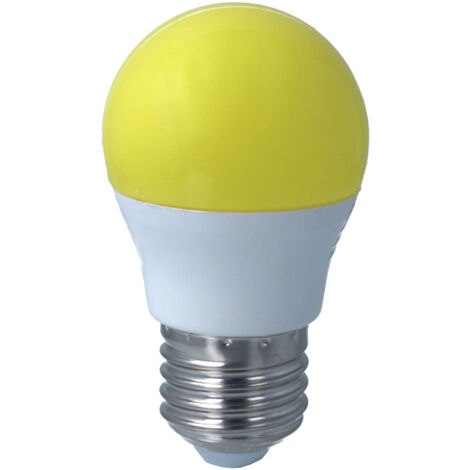 LEDLUX LC27704Y Lampada A Led E27 G45 4W 220V Colore Yellow Giallo