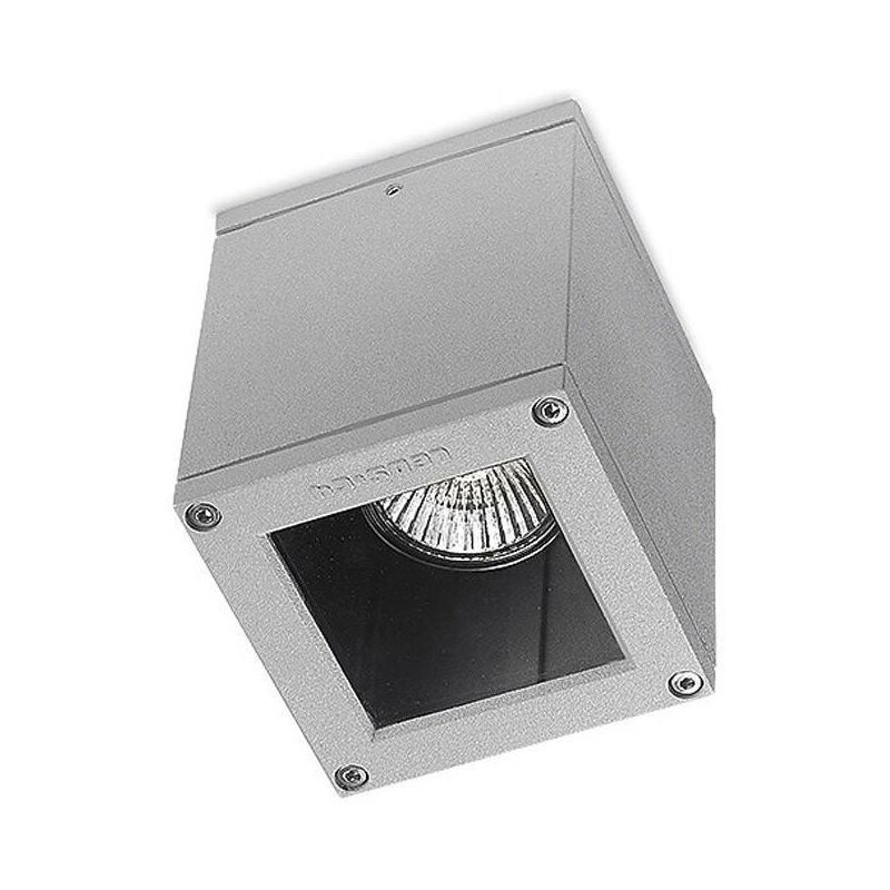 Afrodita - 1 Light Outdoor Surface Mounted Ceiling Light Grey IP54, GU10 - Leds-c4