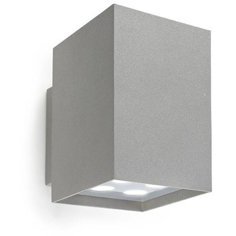 Aplique IP65 Afrodita Power led Double Emission led 21.6 Blanco cálido - 3000K on-off Gris 1324lm