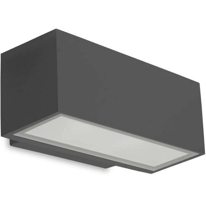 Leds-C4 Afrodita - Luce a led per esterni Piccola Up / Down Wall Washer Light Urban grigio IP65