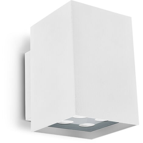 LEDS C4 Afrodita Power LED Outdoor LED Up Down Light Blanc IP55 17.4W 4000K