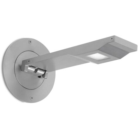 Leds-C4 - Applique da interno a LED orientabile a 1 luce Grigio