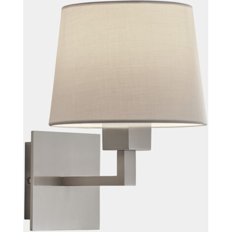Leds-C4 Bali - 1 luz de pared para interiores, níquel satinado, E27