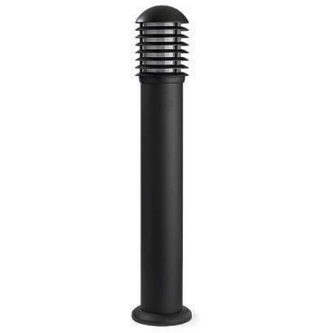 Leds-C4 Balizas - 1 Baliza de exterior grande ligera Gris urbano claro IP44, E27