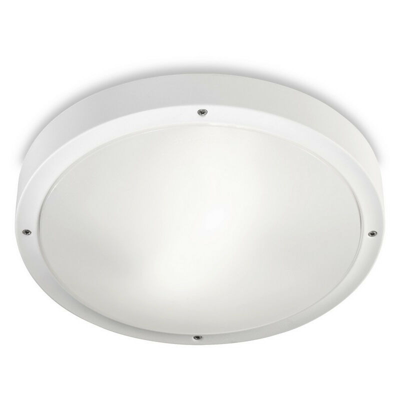 

LEDS C4 Basic Tecnoploymer ø300mm Exterior LED Simple Empotrar Blanco, Opal IP65 14.5W 3000K