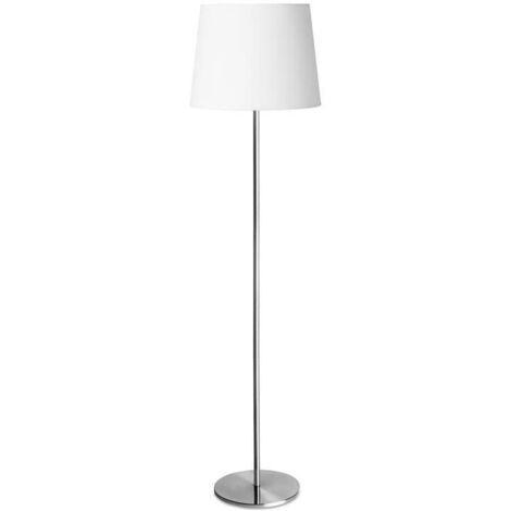 Leds-C4 Bristol - Lampadaire à 1 lumière, nickel satiné, E27