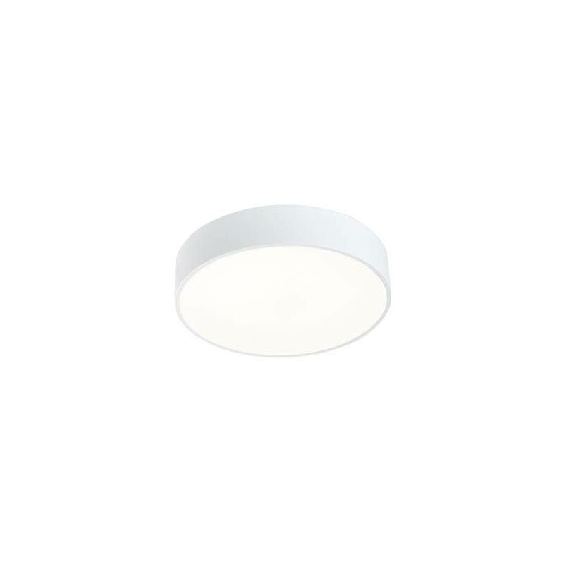 Caprice - led Round Flush Ceiling Light White Phase Cut Dimming 24cm 2040lm 3000K - Leds-c4