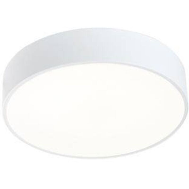 Caprice - Plafoniera a led rotonda a filo bianco dimmerabile a taglio di fase 24cm 2040lm 3000K - Leds-c4