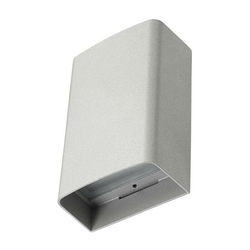 Leds-C4 Clous - Outdoor led Up & Down Flush Wall Light Urban Grey 16cm 1027lm 3000K IP65