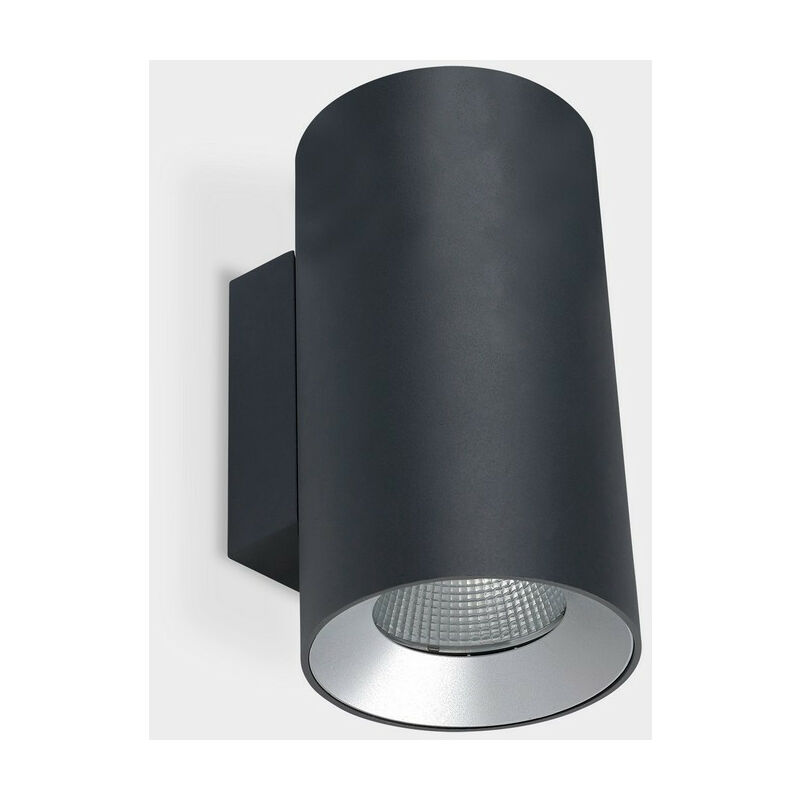 

LEDS C4 Cosmos Aplique de pared Ã¸168 Doble emisión exterior LED Up Down Light Large Urban Grey IP55 IK 4000K