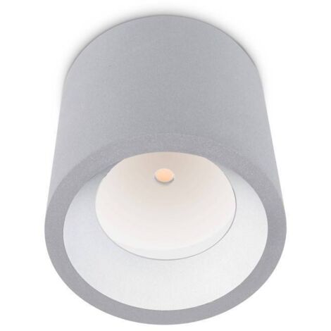 Leds-C4 Cosmos - Lámpara de techo exterior LED 1 para montaje en superficie Gris IP65