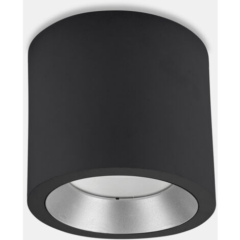 LEDs C4 Cosmos LED Ø126mm Outdoor LED Aufbau-Downlight Small Urban Grey IP65 12W 4000K
