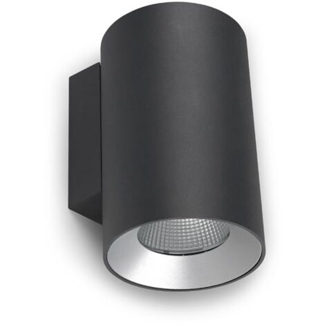Leds-C4 Cosmos - LED Outdoor Medium Wandleuchte Urban Grey IP55