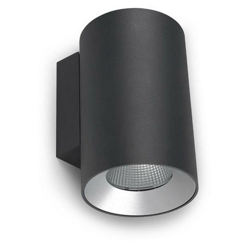 LEDS C4 Cosmos Wandleuchte Ø106 Double Emission Outdoor LED Up Down Light Small Urban Grey IP55 IK 4000K