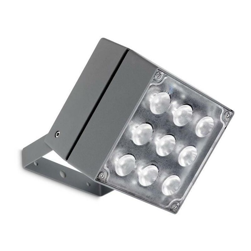 Leds-C4 Cube - LED 9 Light Großer Außenstrahler Urban Grey IP65